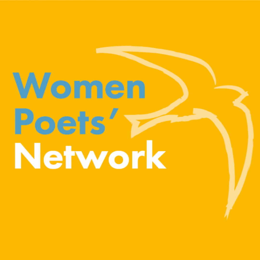 Women Poets' Network logo: a yellow background with the outline of a bird